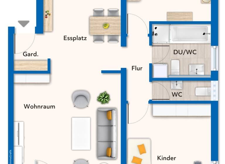 Wohnung zum Kauf 249.000 € 3 Zimmer 85 m² 1. Geschoss Volkach 97332