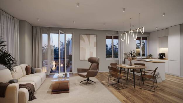 Wohnung zum Kauf - Neubau provisionsfrei 628.000 € 4 Zimmer 93,9 m² 3. Geschoss Zwieseler Straße 164 Karlshorst Berlin 10318