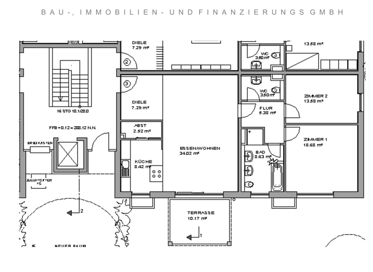 Wohnung zum Kauf provisionsfrei 650.000 € 3,5 Zimmer 118 m² 1. Geschoss Bad Säckingen 79713
