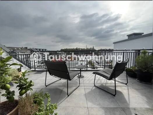 Penthouse zur Miete Tauschwohnung 1.100 € 2 Zimmer 53 m² 5. Geschoss Friedrichstadt Stadtbezirk 3 40215