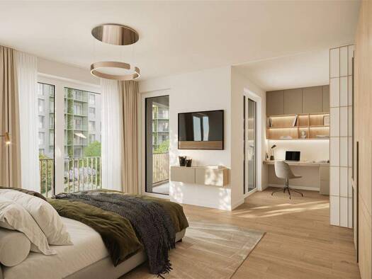 Wohnung zum Kauf - Neubau provisionsfrei als Kapitalanlage geeignet 334.900 € 2 Zimmer 54,7 m² Schwetzingen 68723