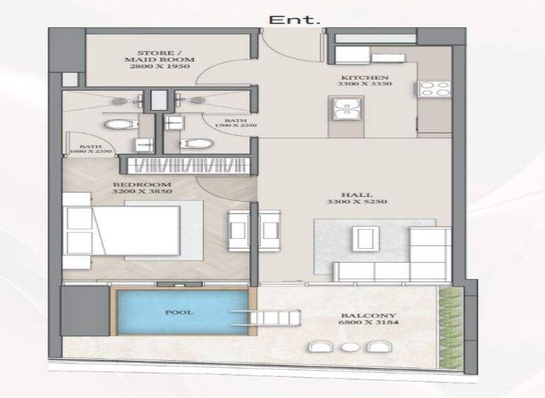 Wohnung zum Kauf - Erstbezug provisionsfrei 293.939 € 2 Zimmer 82,2 m² Dubai