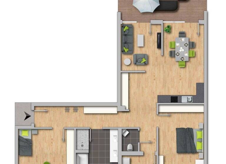 Wohnung zur Miete 1.210 € 3 Zimmer 98 m² frei ab 01.05.2026 Neumarkt Neumarkt in der Oberpfalz 92318