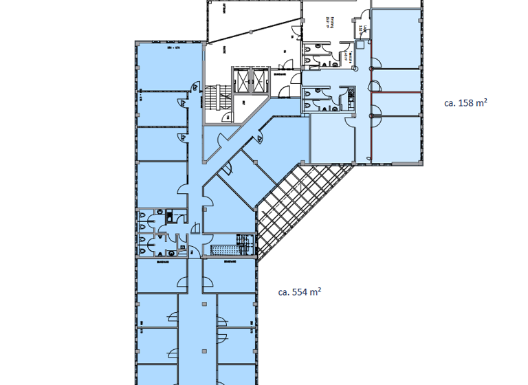 Bürogebäude zur Miete 554 m² Bürofläche teilbar ab 554 m² Nürnberg 90471