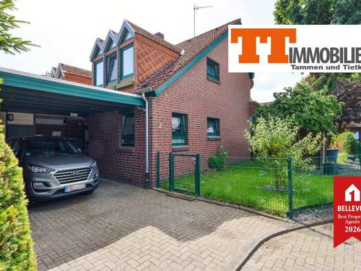 Doppelhaushälfte zum Kauf 210.000 € 4 Zimmer 104,3 m² 324 m² Grundstück Grafschaft Schortens 26419