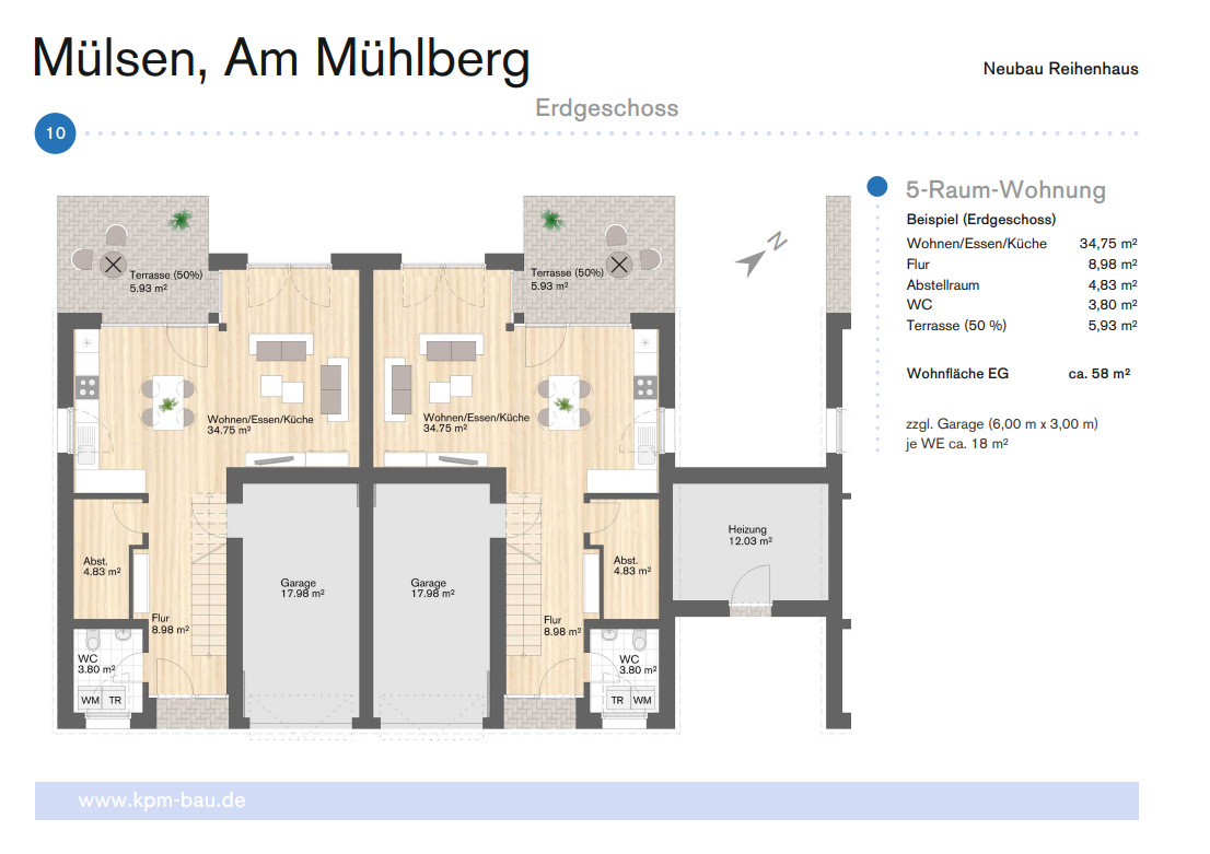 Doppelhaushälfte zur Miete 1.512 € 5 Zimmer 126 m²<br/>Wohnfläche 295 m²<br/>Grundstück ab sofort<br/>Verfügbarkeit Am Mühlberg Thurm Mülsen 08132