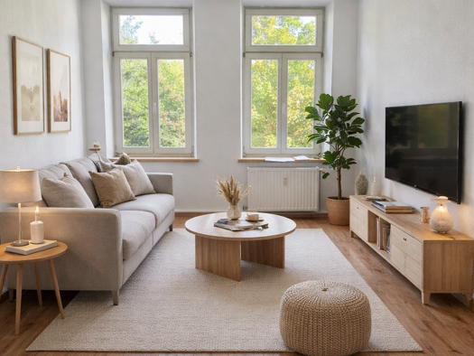 Wohnung zur Miete 549 € 2 Zimmer 36 m² 2. Geschoss Rabet 34 Neustadt-Neuschönefeld Leipzig 04315