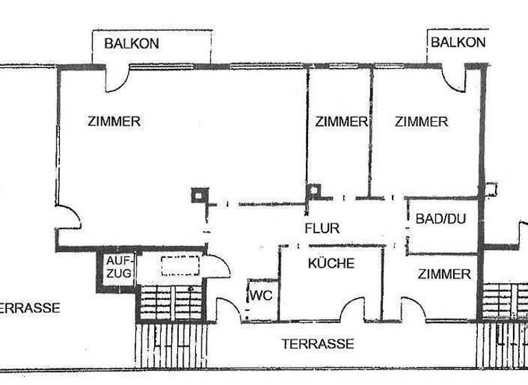 Wohnung zur Miete 1.700 € 4 Zimmer 170 m² 5. Geschoss frei ab sofort Oststadt Pforzheim 75175