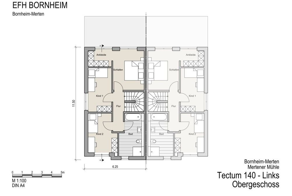 Doppelhaushälfte zum Kauf 429.900 € 5 Zimmer 141 m²<br/>Wohnfläche 308 m²<br/>Grundstück Helmut-Schmidt-Str. 35 Merten Bornheim 53332