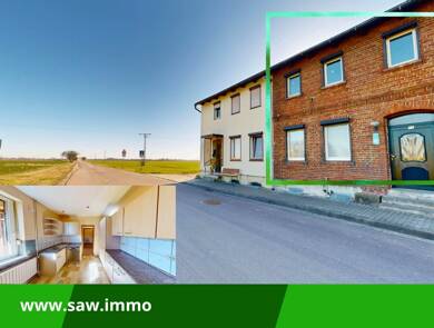 Reihenmittelhaus zum Kauf provisionsfrei 25.000 € 3 Zimmer 108 m² 387 m² Grundstück Großbadegast Großbadegast 06369
