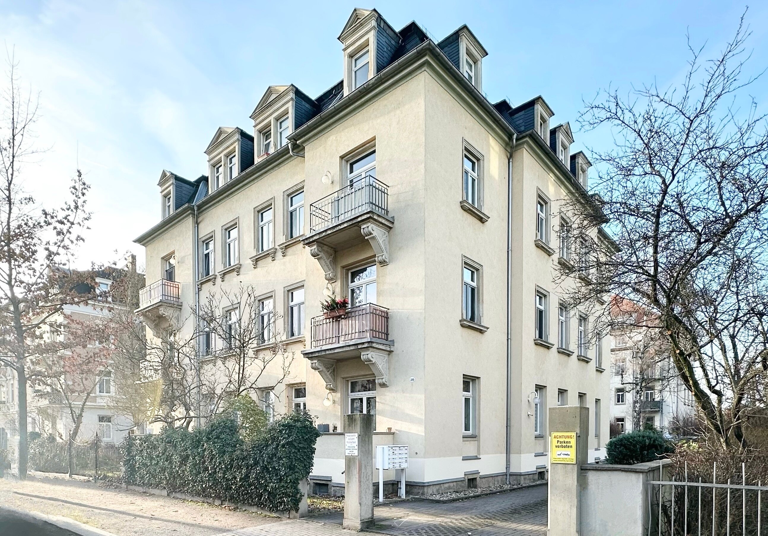 Wohnung zum Kauf als Kapitalanlage geeignet 169.000 € 2 Zimmer 57,9 m²<br/>Wohnfläche Pohlandstraße 36 Striesen-Ost (Jacobistr.) Dresden 01309