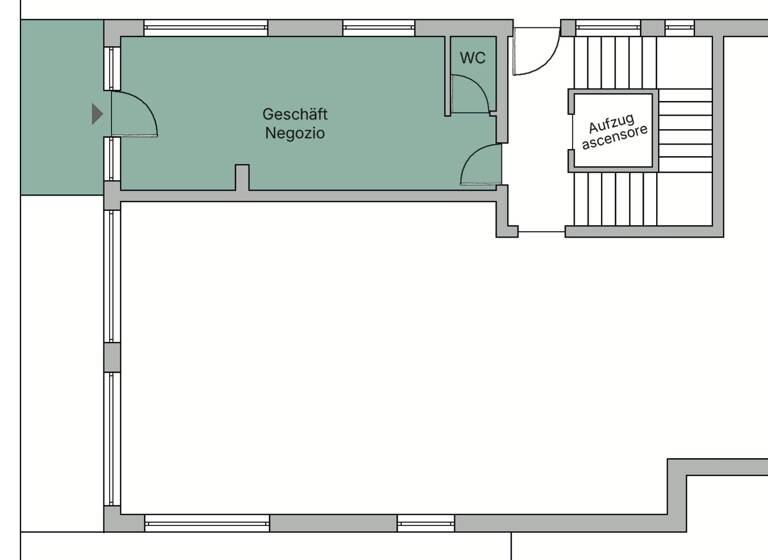 Laden zum Kauf 250.000 € 44,4 m² Verkaufsfläche Stadelgasse Brixen 39042