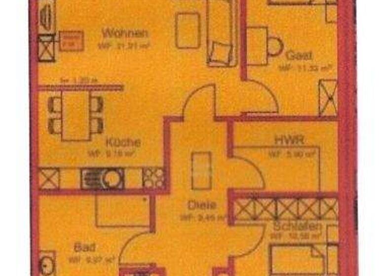 Wohnung zur Miete 1.100 € 3 Zimmer 84 m² frei ab 01.05.2026 Holterfehn Ostrhauderfehn 26842