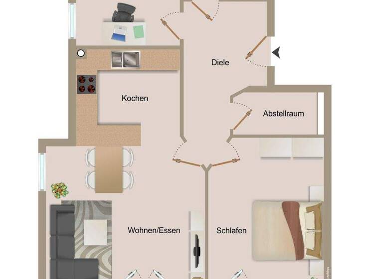 Wohnung zur Miete 1.120 € 3 Zimmer 80 m² 1. Geschoss Buxheim 87740