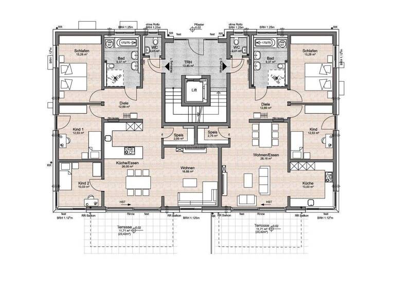 Wohnung zum Kauf - Erstbezug provisionsfrei 554.009 € 3 Zimmer 104,5 m² EG Eichelberg Bayreuth 95448