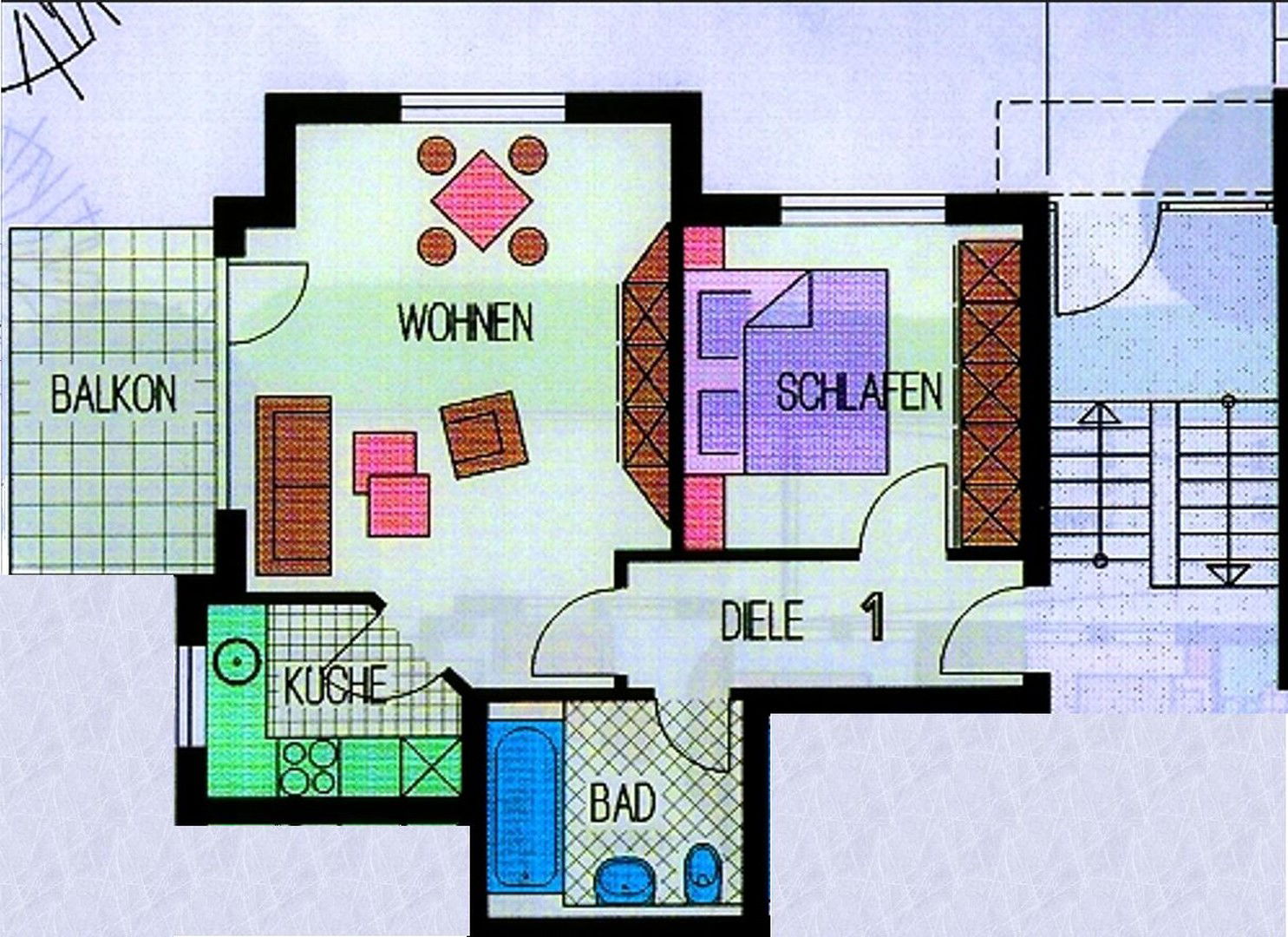 Wohnung zum Kauf provisionsfrei 188.000 € 2 Zimmer 49 m²<br/>Wohnfläche EG<br/>Geschoss Dußlingen 72144