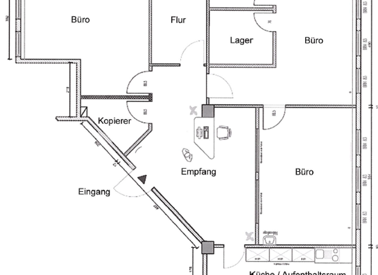 Bürofläche zur Miete provisionsfrei 1.671 € 5 Zimmer 167 m² Bürofläche Adlershof Berlin 12489