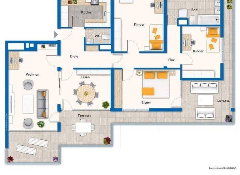 Wohnung zum Kauf 429.000 € 4,5 Zimmer 124 m² Schanbach Aichwald 73773