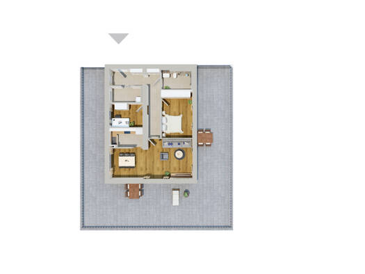 Wohnung zur Miete - Erstbezug 1.350 € 3 Zimmer 127,4 m² Dachgeschoss frei ab 01.01.2026 Lenting 85101