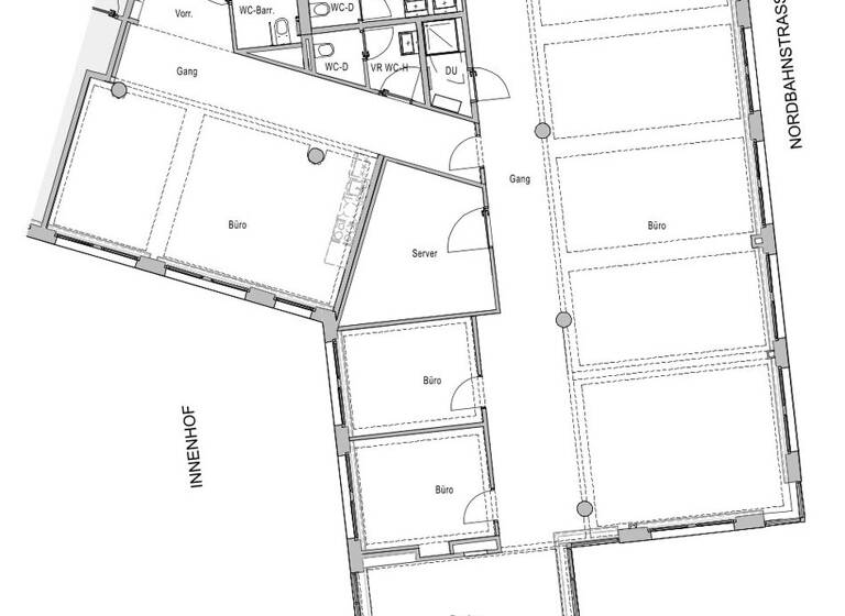 Bürogebäude zur Miete 13 € 265,1 m² Bürofläche Wien 1020