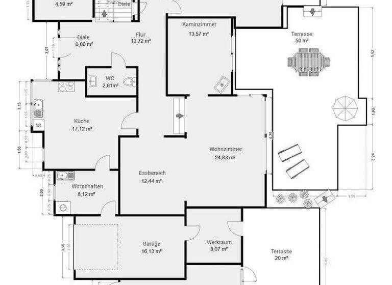 Einfamilienhaus zum Kauf provisionsfrei 876.000 € 8,5 Zimmer 273 m² 581 m² Grundstück Godshorn Langenhagen 30855
