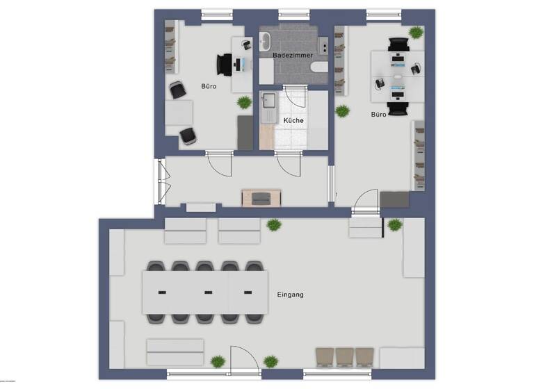 Bürofläche zur Miete 385 € 3 Zimmer 77 m² Bürofläche Wurzen 04808
