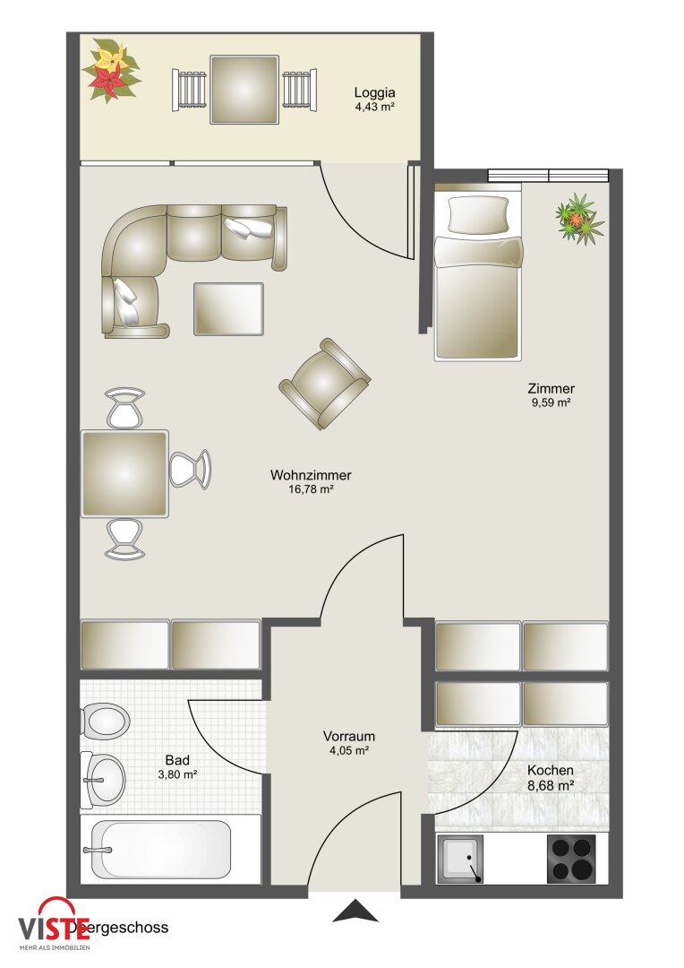 Wohnung zum Kauf 150.000 € 1,5 Zimmer 37,9 m²<br/>Wohnfläche Fanny-von-Lehnert-Straße Salzburg Salzburg 5020