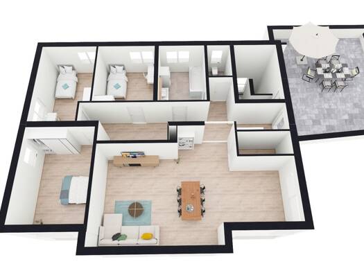 Wohnung zur Miete 1.700 € 4 Zimmer 117 m² Geschoss 1/2 frei ab 01.04.2027 Sulzbach Aichach 86551