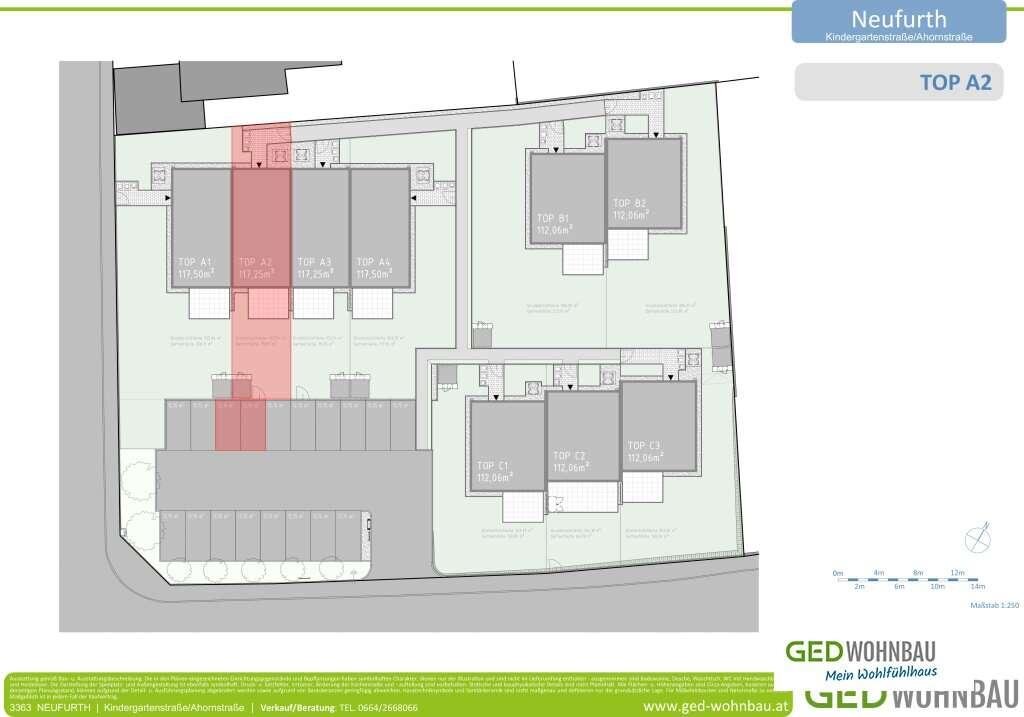 Reihenmittelhaus zur Miete 1.112 € 4 Zimmer 117,3 m²<br/>Wohnfläche 162,5 m²<br/>Grundstück Neufurth 3363