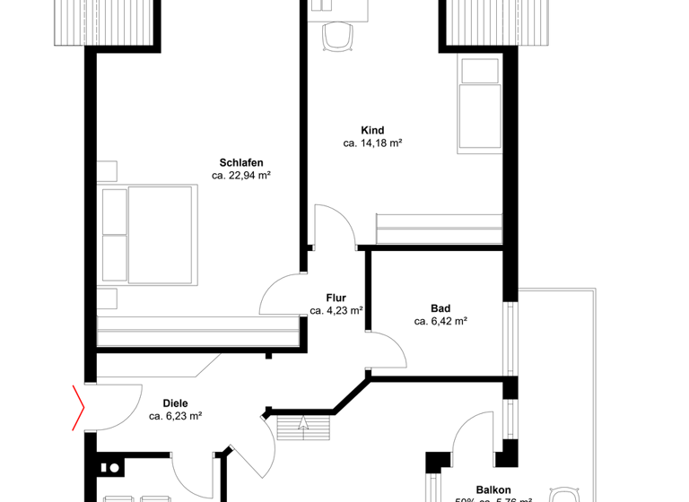 Maisonette zum Kauf 324.000 € 3,5 Zimmer 109 m² Binningen Hilzingen 78247