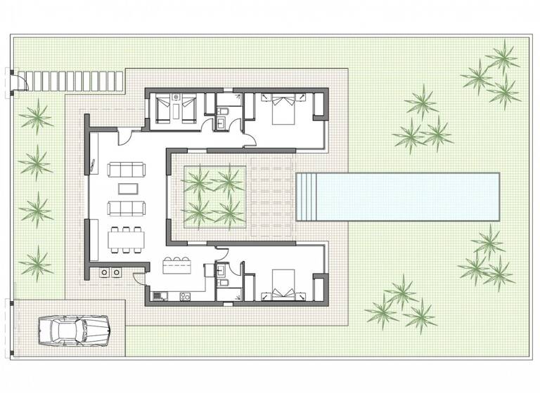 Doppelhaushälfte zum Kauf provisionsfrei 657.000 € 3 Zimmer 156 m² 500 m² Grundstück Benijofar