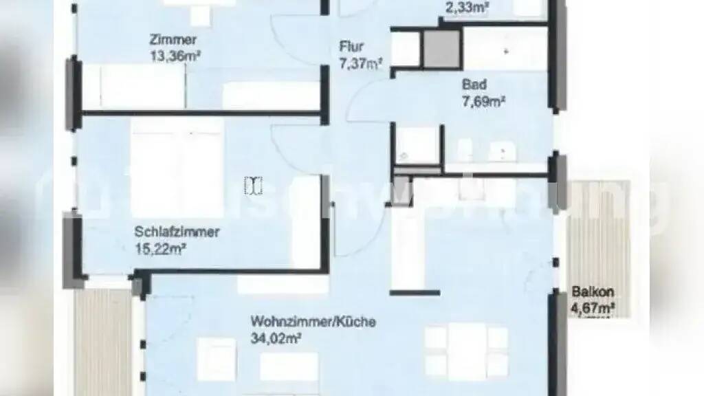 Wohnung zur Miete Tauschwohnung 1.453 € 3 Zimmer 84,4 m² 1. Geschoss Alsterdorf Hamburg 22083