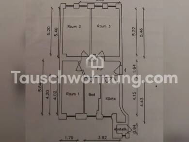Wohnung zur Miete Tauschwohnung 450 € 3 Zimmer 72 m² EG Südvorstadt Leipzig 04275