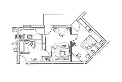Wohnung zur Miete 420 € 2 Zimmer 49,2 m² 3. Geschoss frei ab sofort Falkensteinstr. 6 Schramberg Schramberg 78713