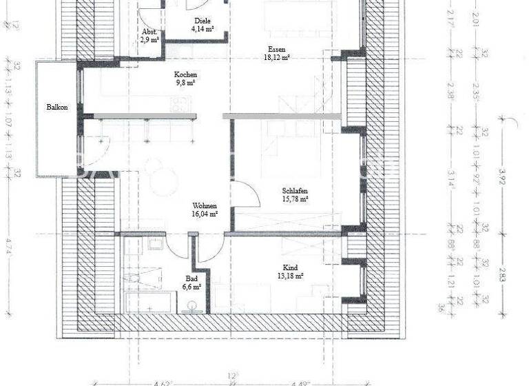 Wohnung zur Miete 840 € 3 Zimmer 90 m² 3. Geschoss Wannbach Pretzfeld / Wannbach 91362