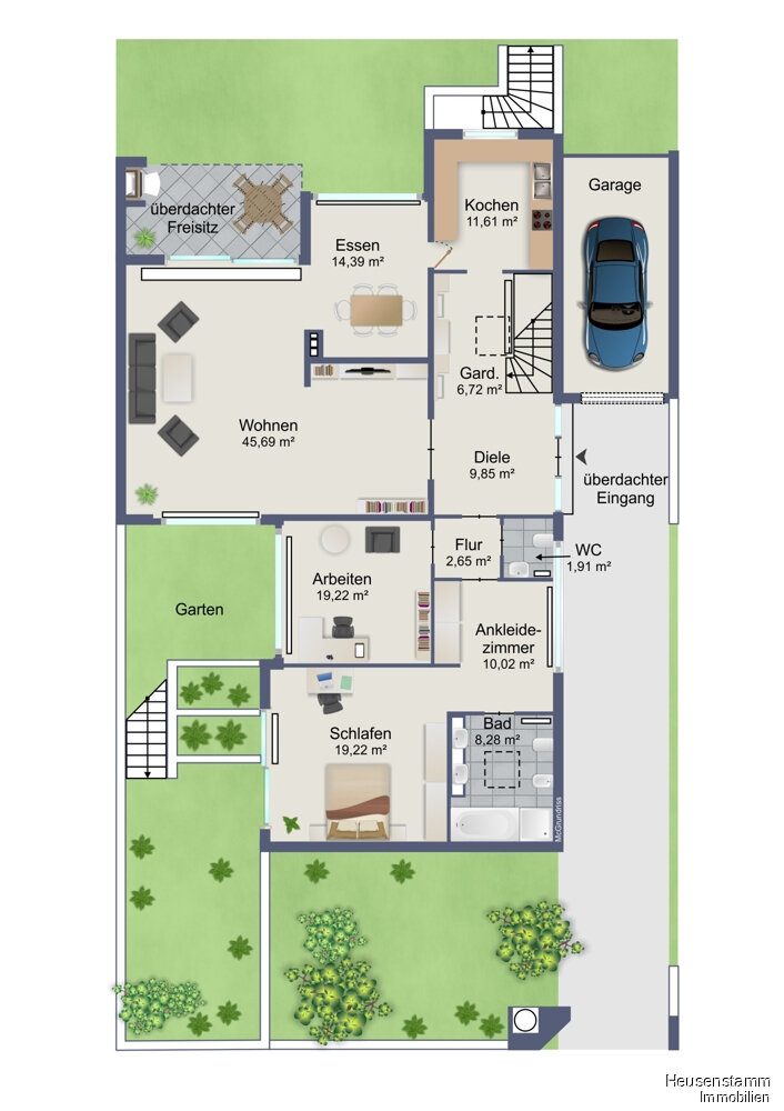 Bungalow zum Kauf 785.000 € 4 Zimmer 154 m²<br/>Wohnfläche 499 m²<br/>Grundstück Bieber Offenbach / Bieber 63073