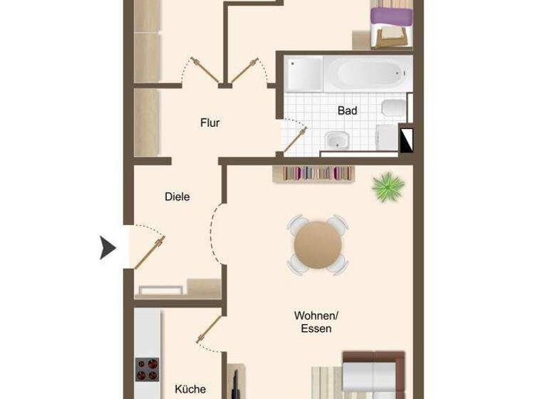Wohnung zum Kauf 299.000 € 3 Zimmer 85,4 m² Hennef 53773