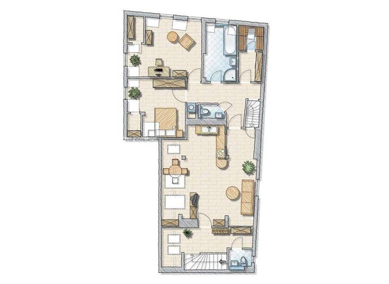 Wohnung zum Kauf 598.500 € 3 Zimmer 106,2 m² 4. Geschoss frei ab sofort Lorenz Nürnberg 90402