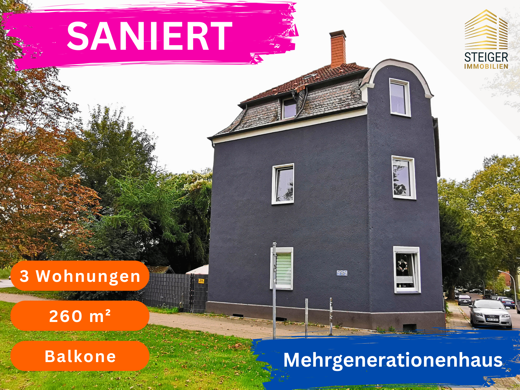 Mehrfamilienhaus zum Kauf 432.000 € 10 Zimmer 255 m²<br/>Wohnfläche 500 m²<br/>Grundstück Sodingen - Süd Herne 44627