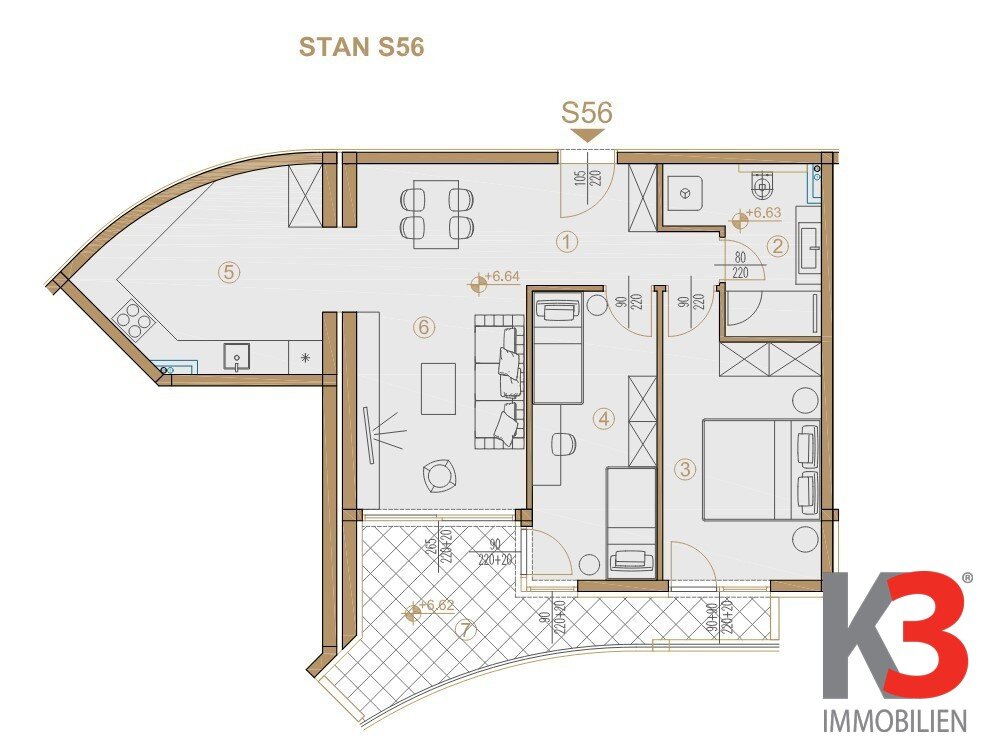 Wohnung zum Kauf 477.000 € 2 Zimmer 76,3 m²<br/>Wohnfläche 2.<br/>Geschoss Porec 52440