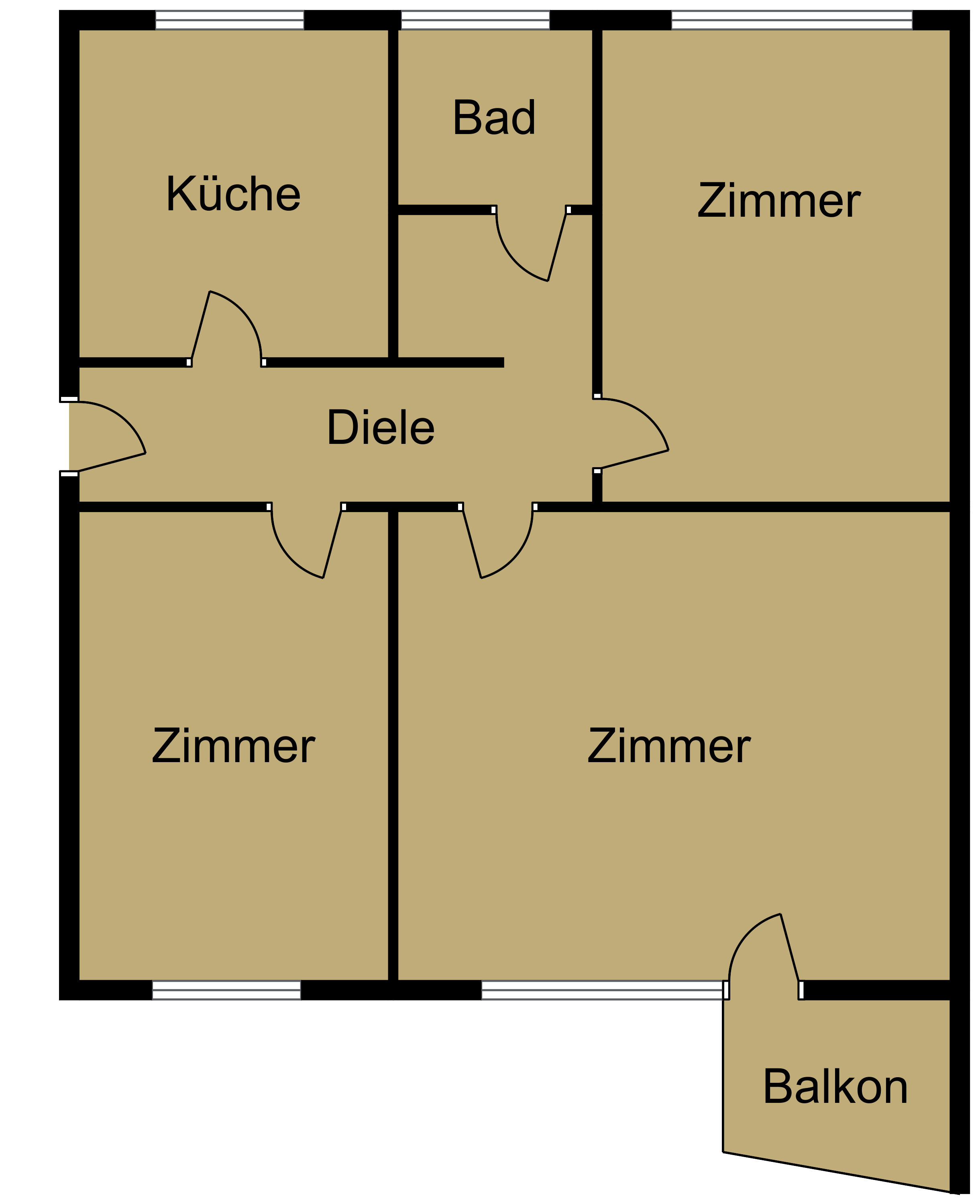 Wohnung zum Kauf 349.000 € 3 Zimmer 60,6 m²<br/>Wohnfläche 3.<br/>Geschoss Steglitz Berlin 12157