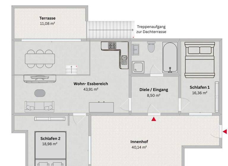 Haus zum Kauf 388.000 € 3 Zimmer 127,6 m² 105 m² Grundstück Wiesbadener Straße 13 Idstein 65510