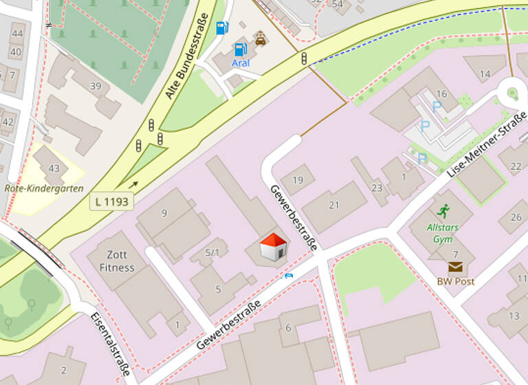 Bürogebäude zur Miete 9 € 213 m² Bürofläche Gewerbestraße 11 Waiblingen 71332