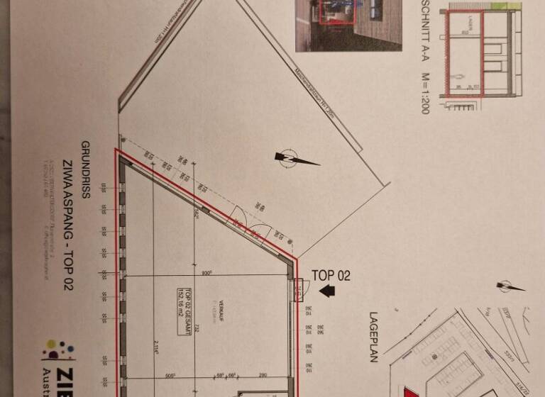 Gastronomie/Hotel zur Miete 1.217 € Aspang-Markt 2870