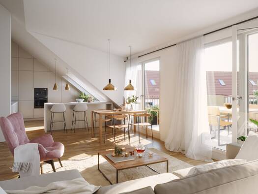 Wohnung zum Kauf - Erstbezug provisionsfrei 598.700 € 4 Zimmer 95,6 m² 2. Geschoss Laubegast Ortsamtsbereich Leuben 01279