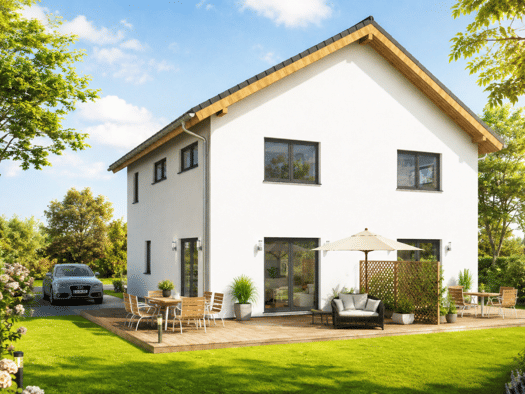 Doppelhaushälfte zum Kauf - Erstbezug 859.000 € 3 Zimmer 95,4 m² 196,7 m² Grundstück Eichenstraße 16 Baldham Vaterstetten 85598
