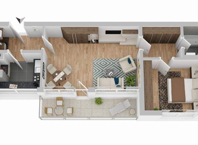 Wohnung zum Kauf 259.000 € 2 Zimmer 65 m² 3. Geschoss Sentrup Münster 48149