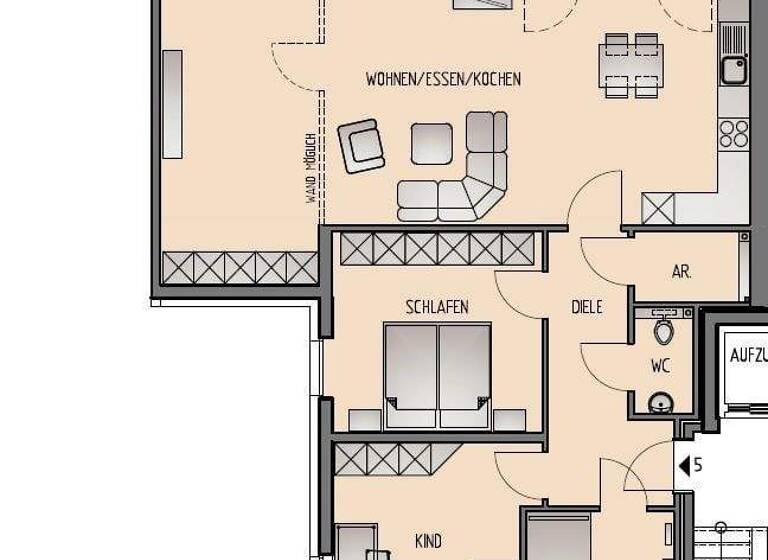 Wohnung zum Kauf provisionsfrei 478.000 € 3 Zimmer 107 m² Gevelsberg 58285