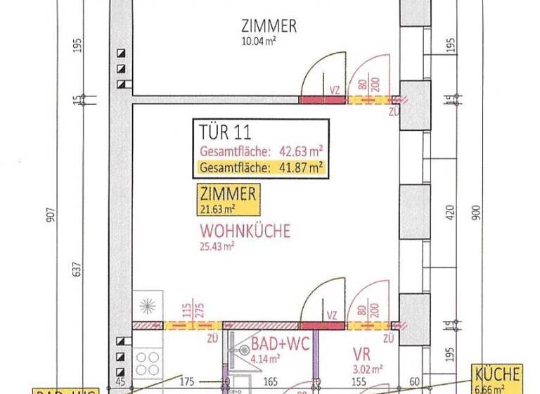 Wohnung zum Kauf - Erstbezug 215.000 € 2 Zimmer 42,6 m² 1. Geschoss Laubeplatz 2 Wien 1100