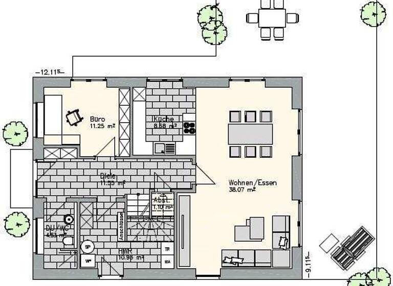 Einfamilienhaus zum Kauf provisionsfrei 420.550 € 6 Zimmer 161,5 m² 1 m² Grundstück Coesfeld 48653